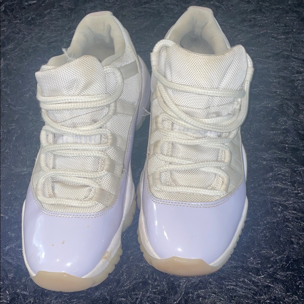 Jordan White and Cream Sneakers